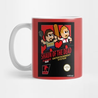 Shaun of the Dead retro 8-bit gaming Mug